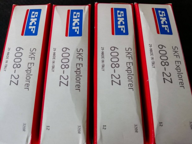 Minőségi SKF csapágy 6008-as 2Z 4 db egyben