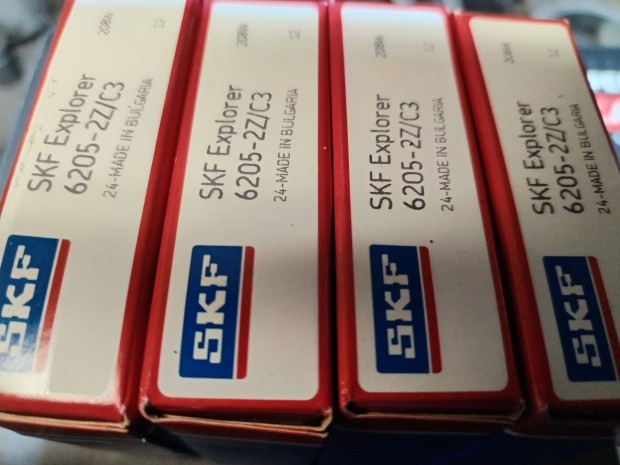 Minőségi SKF csapágy 6205 2Z/C3 4 db