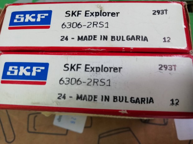 Minőségi SKF csapágy 6306 2RS1 Explorer 2 db egyben