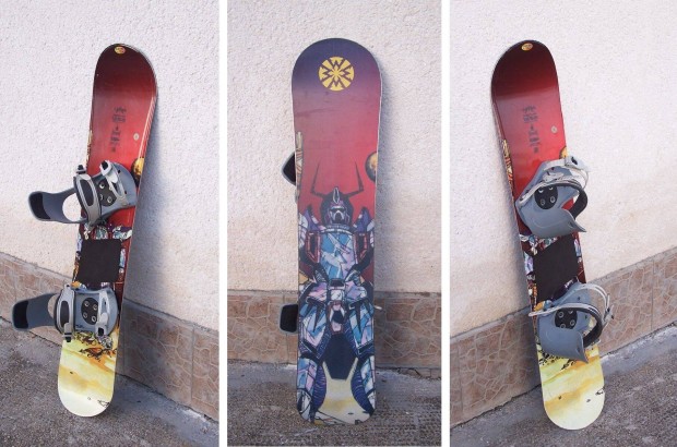 Mint az j! Harmadron! Lamar Mecha 125 cm-es gyerek snowboard deszka