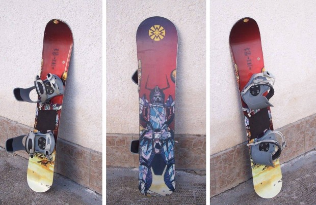 Mint az j! Harmadron! Lamar Mecha 125 cm-es gyerek snowboard deszka