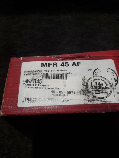 Mintex MFR45 hts fkpofa szett Fiat 126