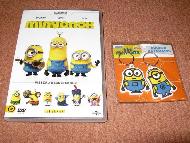 Minyonok DVD kulcstartval