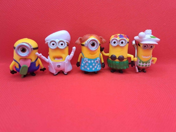 Minyonok/Minions 5 Darabos Figura