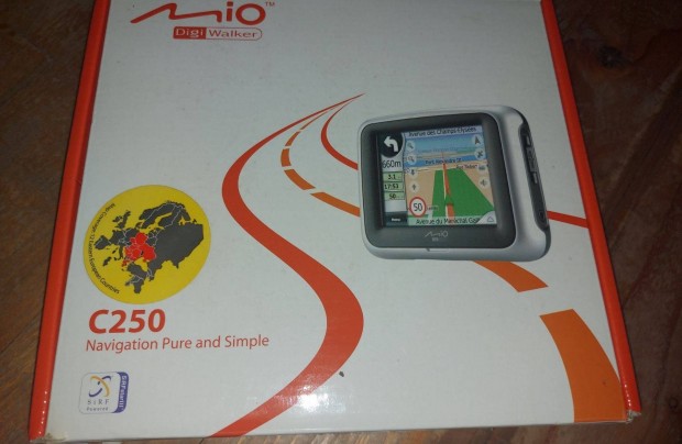 Mio C250 GPS teljes dobozban Teljes Europa trkp 17eFt Veszprm i.sz