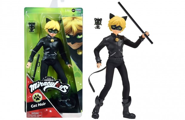 Miraculous Ladybug Cat Noir figura 26 cm Bandai