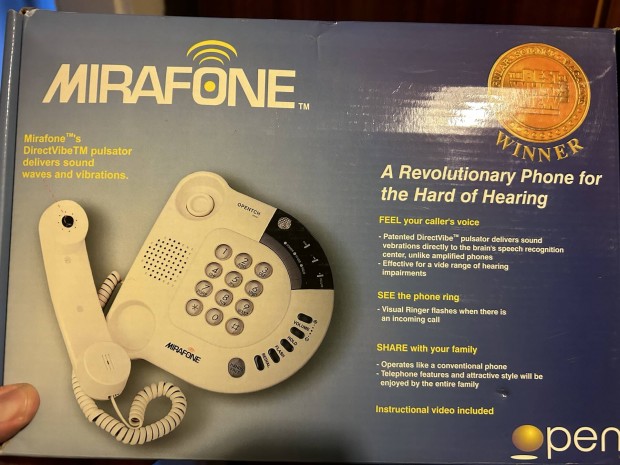 Mirafone OP 201 vezetkes telefon nagyothallk szmra