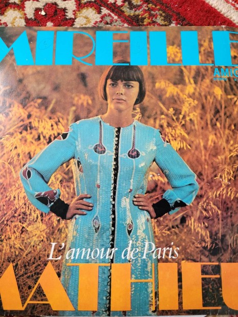 Mireille Mathieu ,hanglemez, l'amour de Paris 