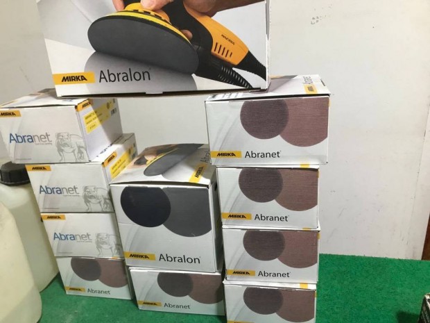 Mirka abranet s abralon csiszolpaprok100 s 125mm mretben