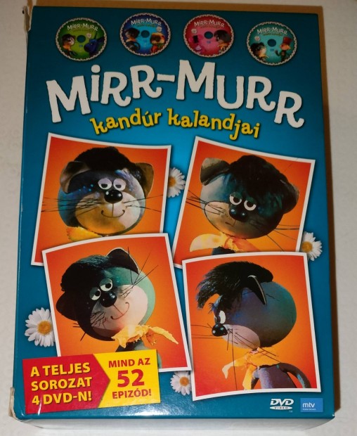 Mirr Murr kandr kalandjai dvd 4 lemezes teljes sorozat 