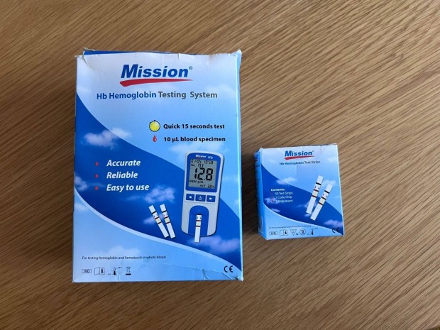 Mission Hemoglobin és Hematocrit (HB, HTC) mérő készülék