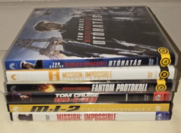 Mission Impossible 1.-2.-3.-4.-5.-6. DVD(Tom Cruise)