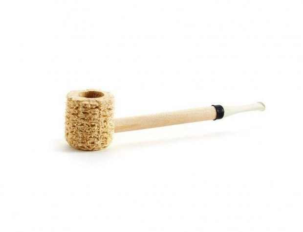 Missouri Meerschaum Short Stop Corn Cob kukorica pipa filter nélkül -