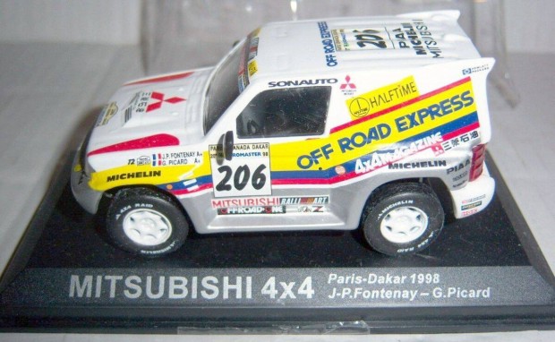 Mitsubishi 4x4 Prizs-Dakar 1998 (Jean-Pierre Fontenay) 1:43 j
