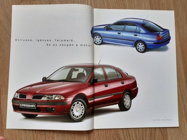 Mitsubishi Carisma 5 ajts prospektus - 2000, magyar nyelv