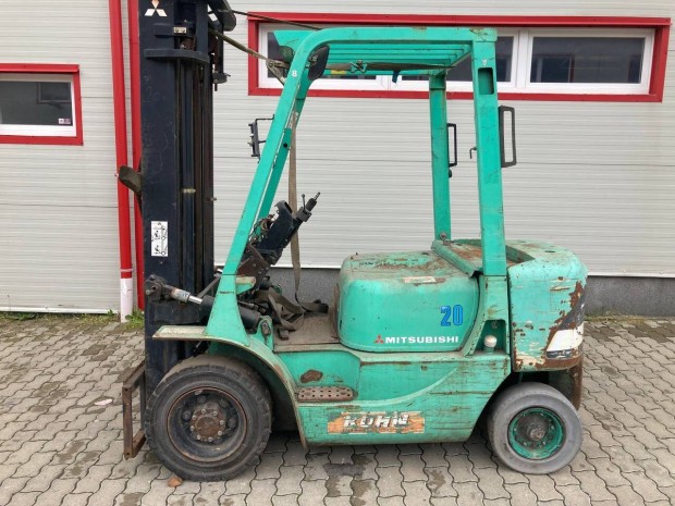 Mitsubishi FG20 gázüzemű targonca 2 t teherbírás