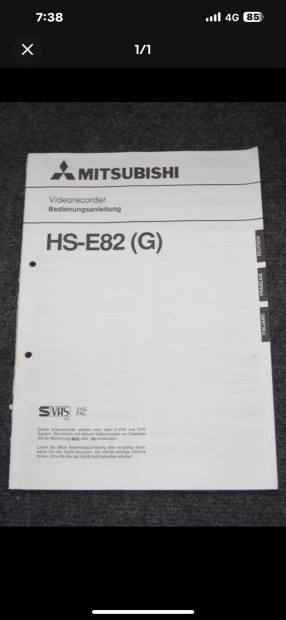 Mitsubishi HS E82 hasznlati tmutat