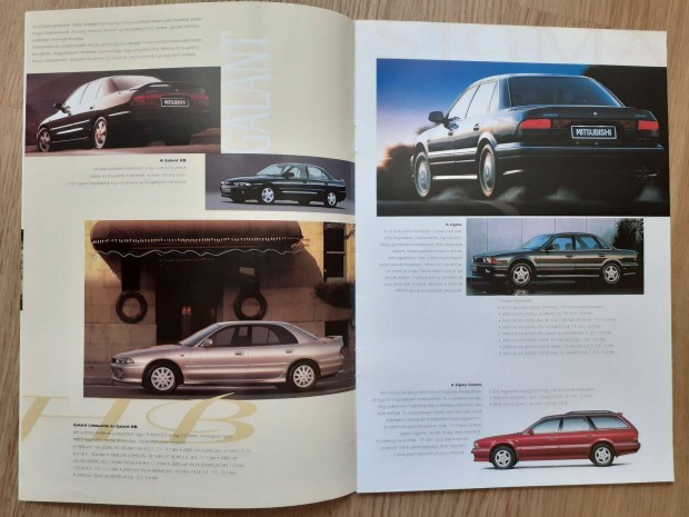Mitsubishi Modellek 1995 prospektus - 1995, magyar nyelv