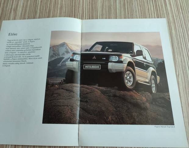 Mitsubishi Pajero (1995) magyar prospektus, katalgus.