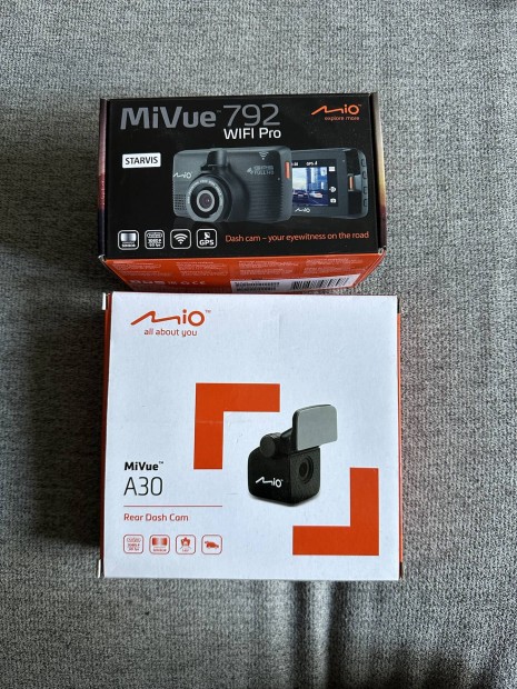 Mivue 792 WIFI Pro s Mivue A30 Rear Dash Cam