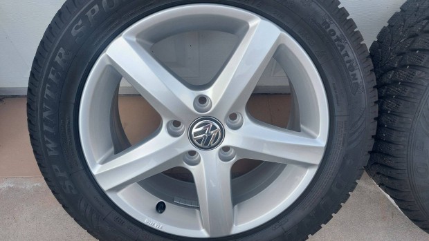 Mmm 3 Gyri, 16" VW Golf VII. /Aspen/ alufelni Tli gumikkal