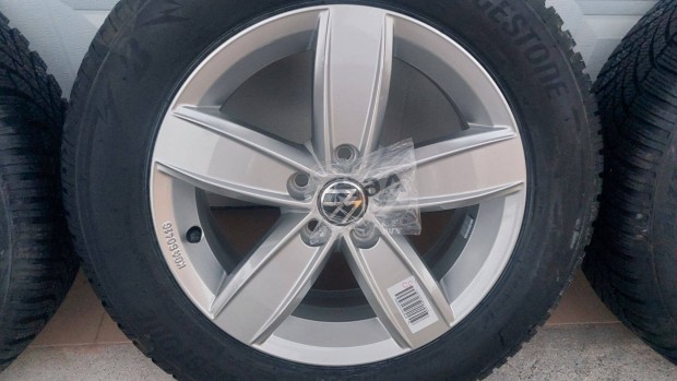 Mmm Gyári, Új, VW Polo 2G 15/Corvara/ alufelni 5x100 új Téli gumi