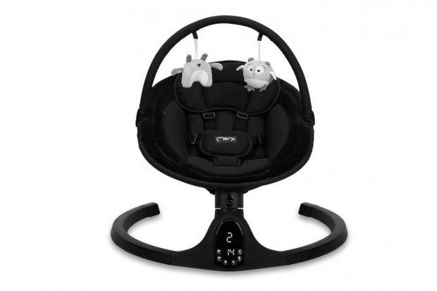 MoMi KENANI ONYX baba ringató, 9 kg-ig , Bluetooth. OUTLET termék