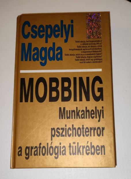 Mobbing knyv Csepelyi Magda Munkahelyi pszichoterror a 