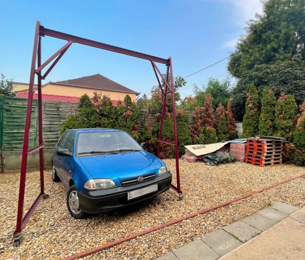 Mobil bakdaru / portáldaru / darupálya futómacskával
