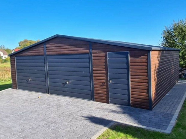 Mobilgarázs, Mobilépület,10 x 6 m, 46m Prémium, ingyenes szállítás, s