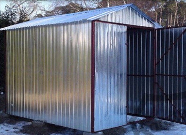 Mobilgarázs, Standard 3x5 m. Tip 3mHSZ, szállítás szerelés ingyenes or