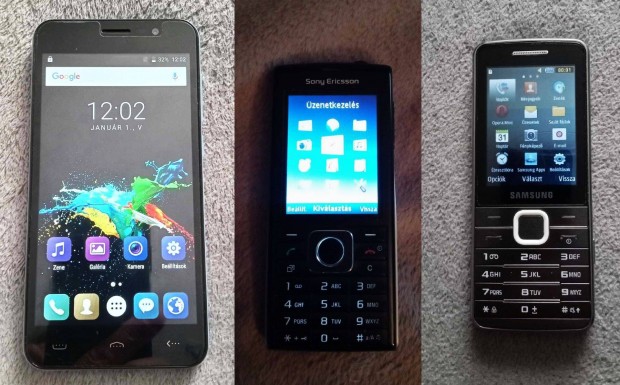 Mobiltelefon, Sony Ericsson, Samsung, Homtom