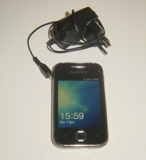 Mobiltelefon - működik - Samsung Galaxy GT 55360 + eredeti töltő