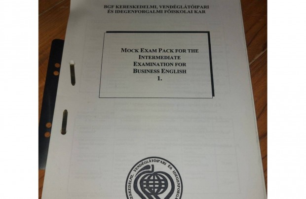 Mock exam pack for the intermediate examination for Business English