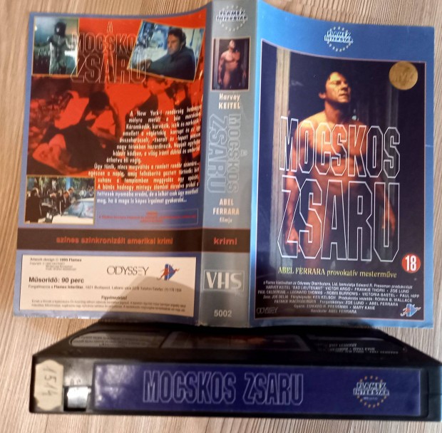 Mocskos zsaru - krimi VHS - Harvey Keitel