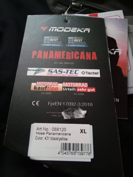 Modeka Panamericana motoros ruhzat j!!!