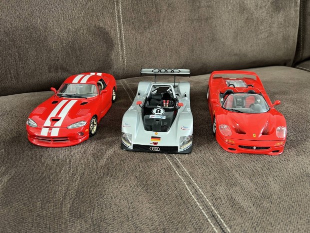 Model autó Dodge Audi Ferrari 