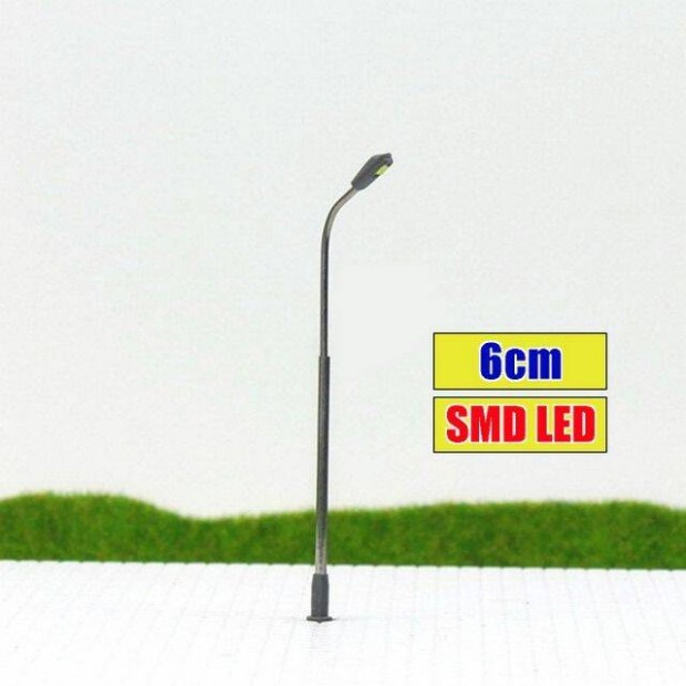 Modell Lmpa Makett - LED-es! - 6.5cm / TT H0 HO (0922)