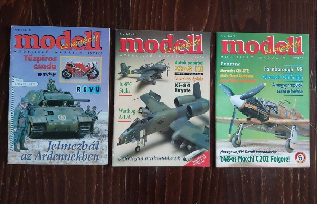 Modell s makett magazin (1994/6. - 1996/3.- 1998/6.)