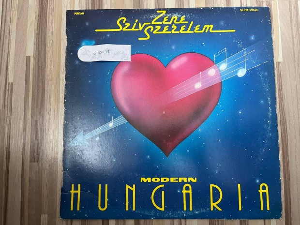 Modern Hungária Szív Zene Szerelem bakelit, vinyl, LP