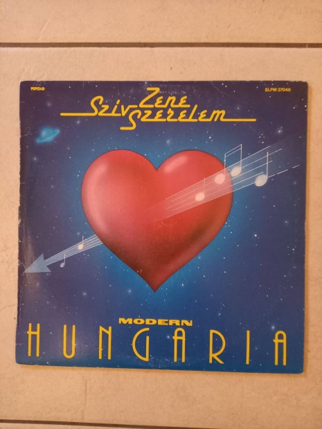 Modern Hungária bakelit lemez