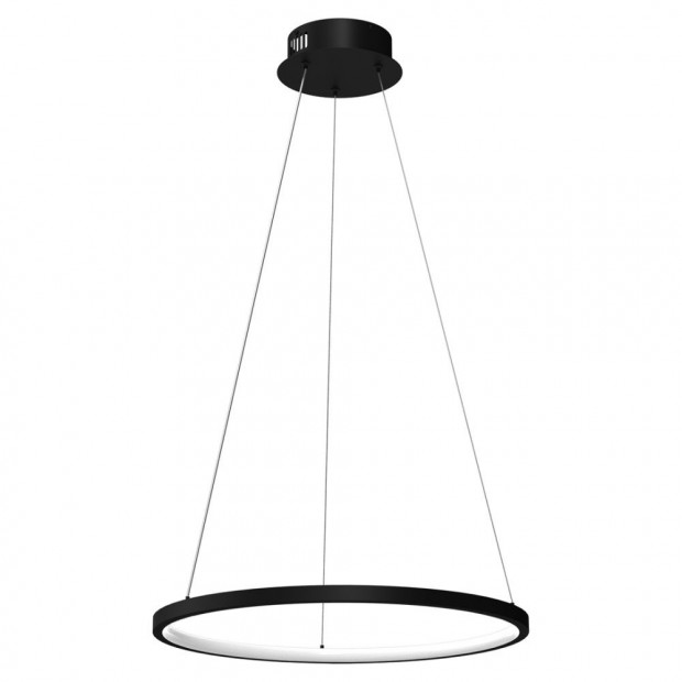 Modern LED fgglmpa fekete 27W Milagro Rotonda Black 1350lm 4000K M