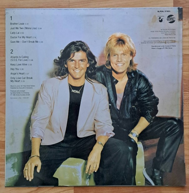 Modern Talking 3. bakelit albuma újszerű állapotban