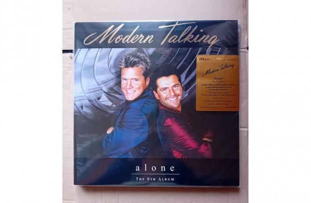 Modern Talking Alone Limitlt, sorszmozott 2xlp, Album