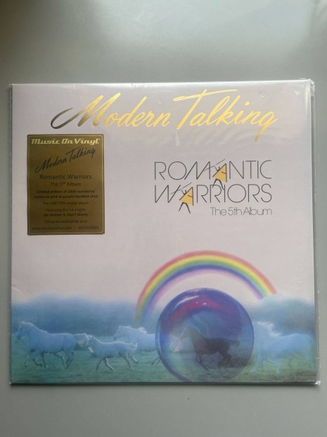 Modern Talking Romantic Warriors Limitlt bakelit hanglemez