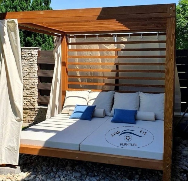 Modern luxus gy, wellnes kzpontba, napozgy, kerti btor 