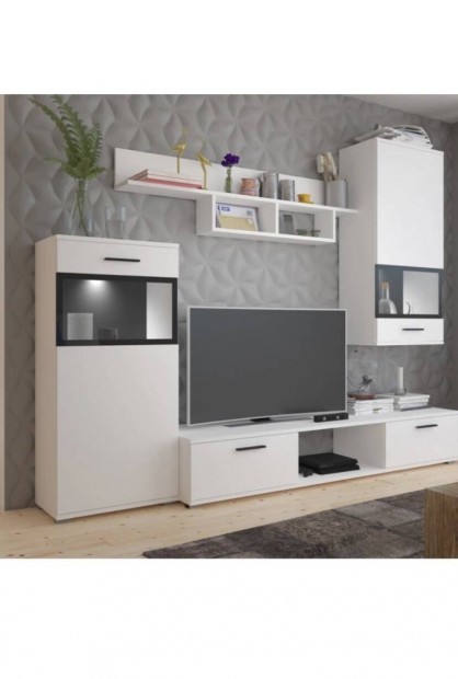 Modern nappali garnitra TV szekrny sor