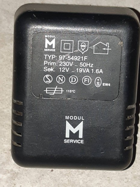 Modul Service AC adapter 97-54921F tipus 12V 1,6A 19VA