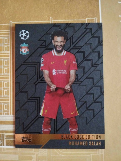 Mohamed Salah (Liverpool) Black Edge Bajnokok Ligja 2024/25 krtya