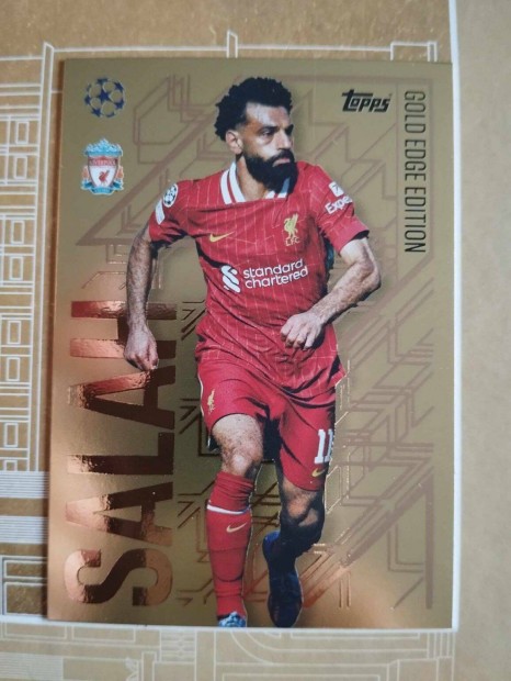 Mohamed Salah (Liverpool) Gold Edge Bajnokok Ligja 2024/25 krtya